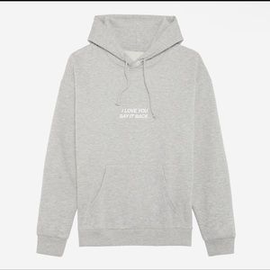 Lonely Ghost ILYSIB Hoodie in Grey